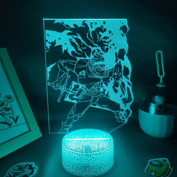 Anime Black Clover Figure Asta 3D LED USB Lava Lamp RGB Neon Night Light Bedroom Table 3 scaled - Black Clover Merch Store