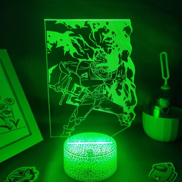 Anime Black Clover Figure Asta 3D LED USB Lava Lamp RGB Neon Night Light Bedroom Table 5 scaled - Black Clover Merch Store