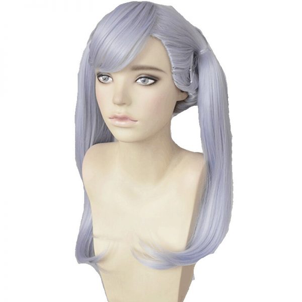 Anime Black Clover Noell Silva Cosplay Wig Long Gray Purple Heat Resistant Synthetic Hair Wigs Wig 5 - Black Clover Merch Store