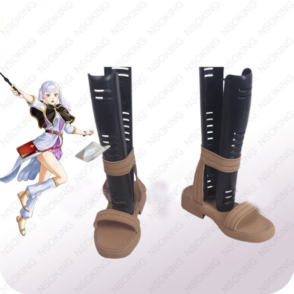 Black Clover Noell Silva Boots Anime Cosplay Shoes custom made - Black Clover Merch Store