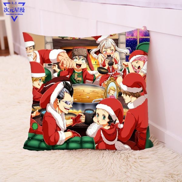 Stuffed Asta Pillow Toy For Children Yuno Noelle Yami Cushion Black Clover Pillow Gift Anime Black Clover Cotton Sofa Decoration