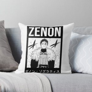 ZENON ZOGRATIS - BLACK CLOVER Throw Pillow RB2704product Offical Black Clover Merch