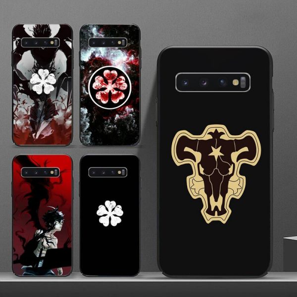Black Clover cool horror anime Phone Case For Samsung A50 A51 A71 A20E A20S S10 S20 - Black Clover Merch Store