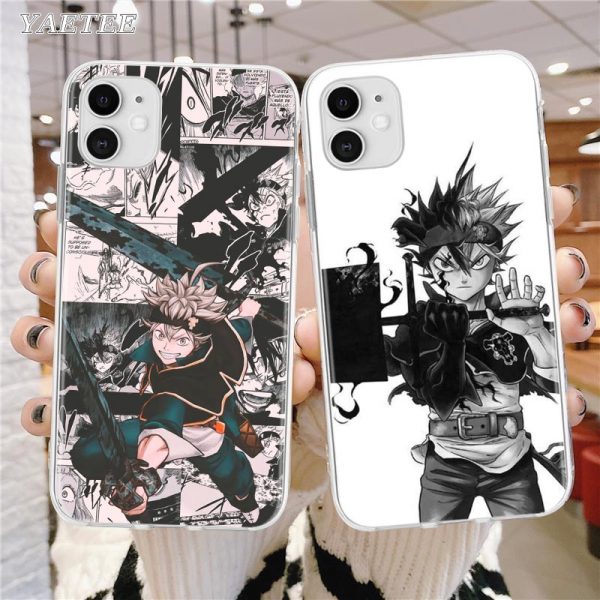 Soft Phone Case For Apple iPhone 12 11 Pro Max SE 2020 X XS MAX XR 1 - Black Clover Merch Store