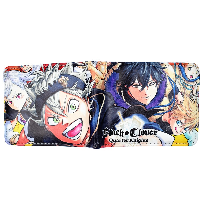 Anime Black Clover Wallet - Black Clover Cartoon Purse