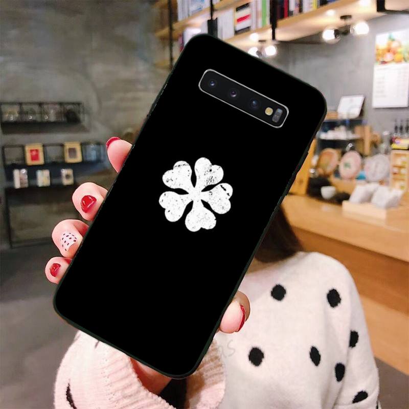 Black Clover cool horror anime Phone Case For Samsung A50 A51 A71 A20E A20S S10 S20 S21 S30 Plus ultra 5G M11 funda shell