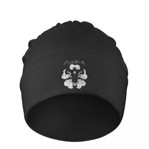 Black Clover Skullies Beanies Black Bull Crest Knitting Winter Warm Bonnet Hats Men Women s Unisex - Black Clover Merch Store