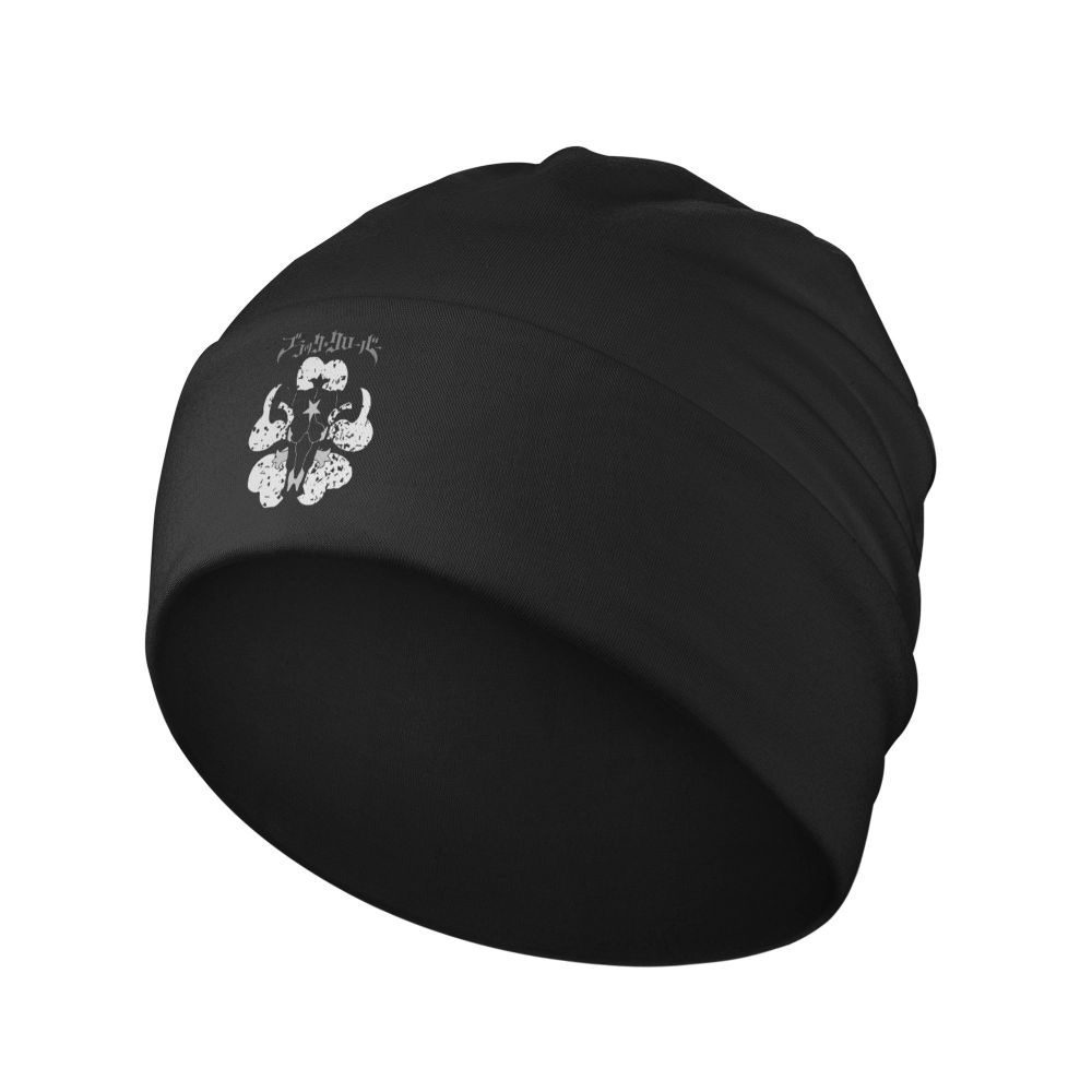 Black Clover Skullies Beanies Black Bull Crest Knitting Winter Warm Bonnet Hats Men Women's Unisex Ski Cap