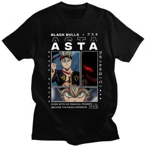 Black Clover Print Men s Women s Asta T Shirt Creativity Vintage All match Loose O.jpg 640x640 - Black Clover Merch Store