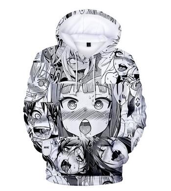 ahegao face best selling 3d hoodies - Black Clover Merch Store