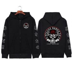 black-clover-hoodie-yujiro-hanmas-print-zipper-hoodies